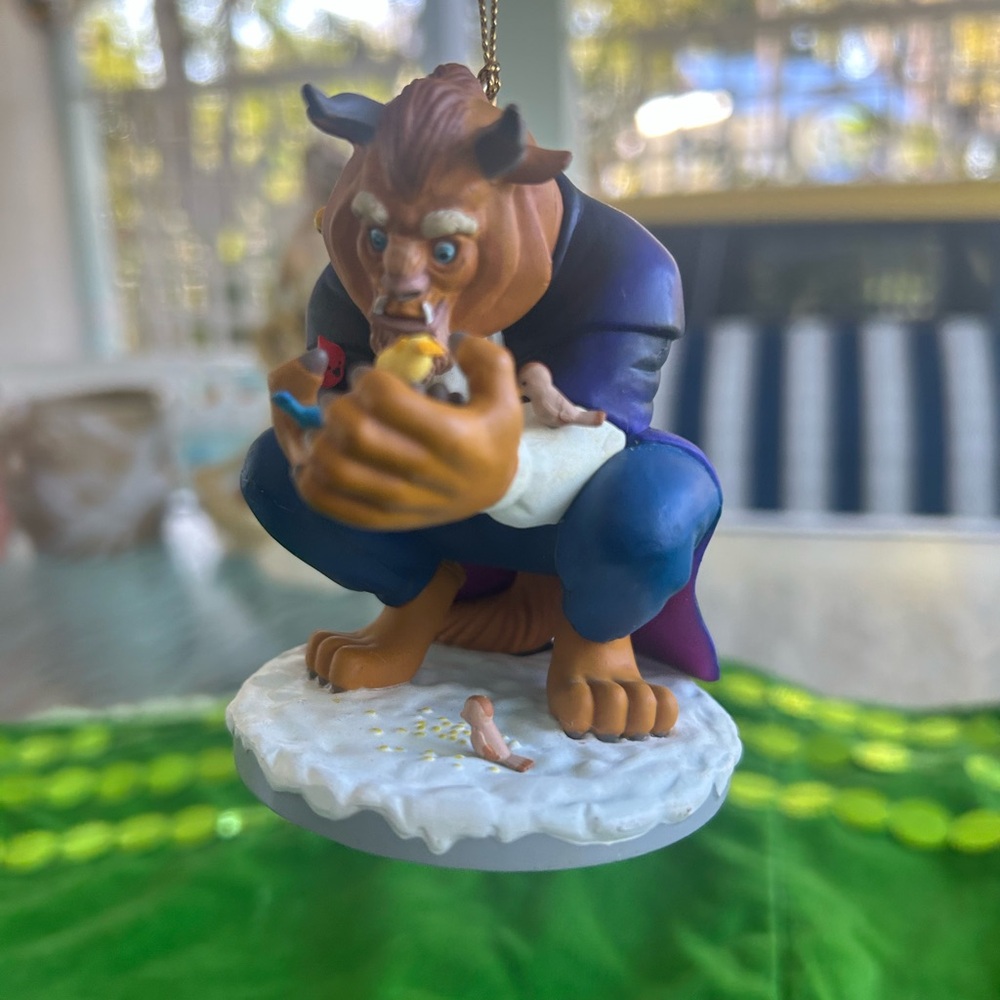 Disney Grolier Christmas Magic Ornament Beast Beauty & The Beast